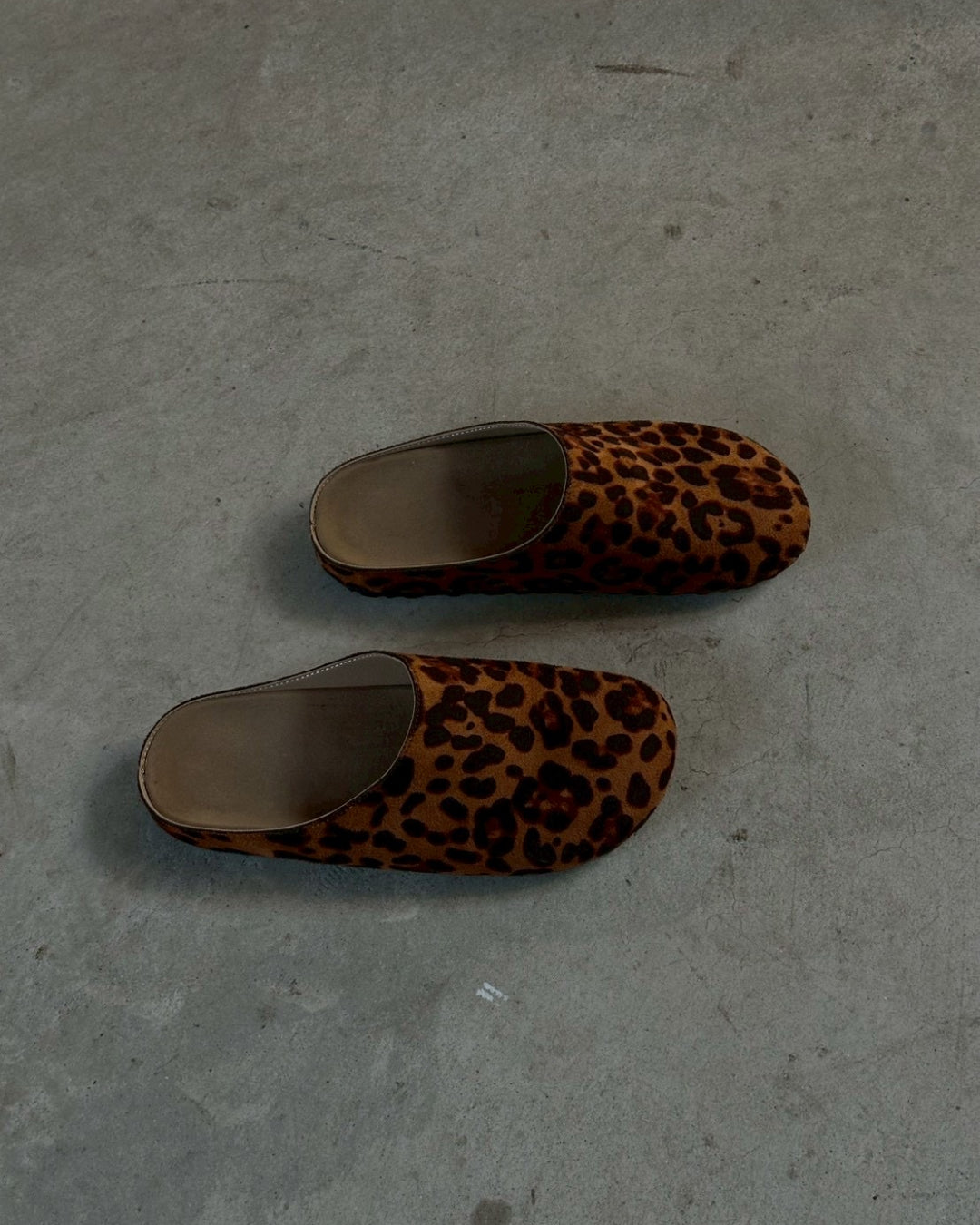 レオパード柄スエードサンダル SK0108
