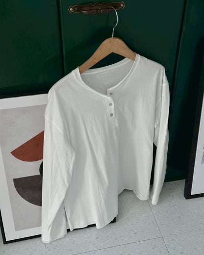 ヘンリーネックロングTシャツ SK0177