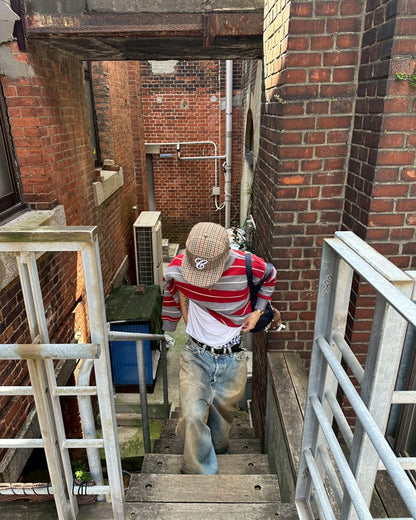 オーバーサイズボーダーセーター SK0232