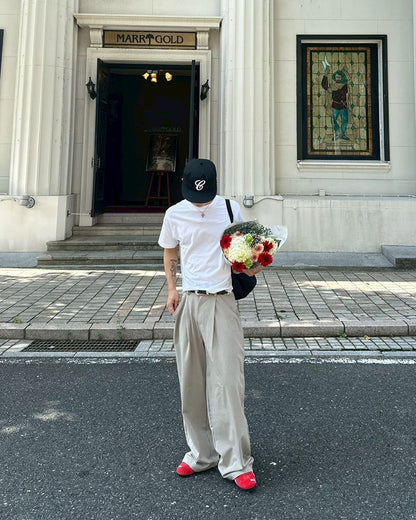 ワイドレッグプリーツパンツ SK0285