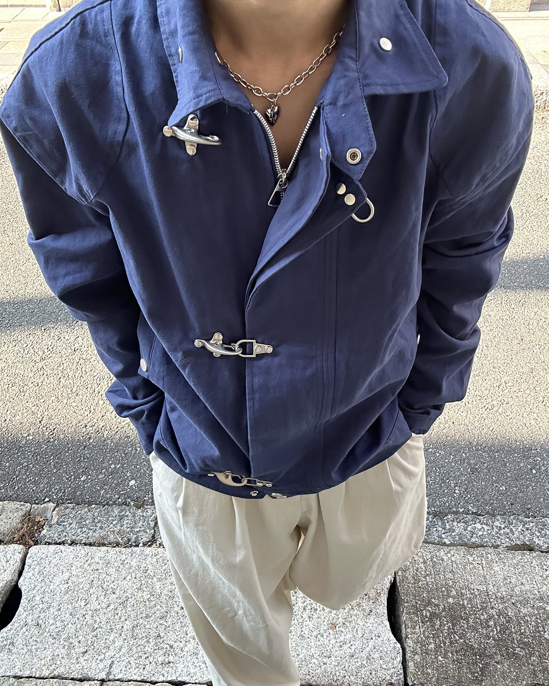 ファイヤーマンフックネックデザインアウター
SK0352