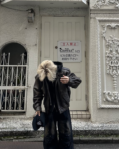 ダーティビッグシルエットデニムパンツ
SK0365