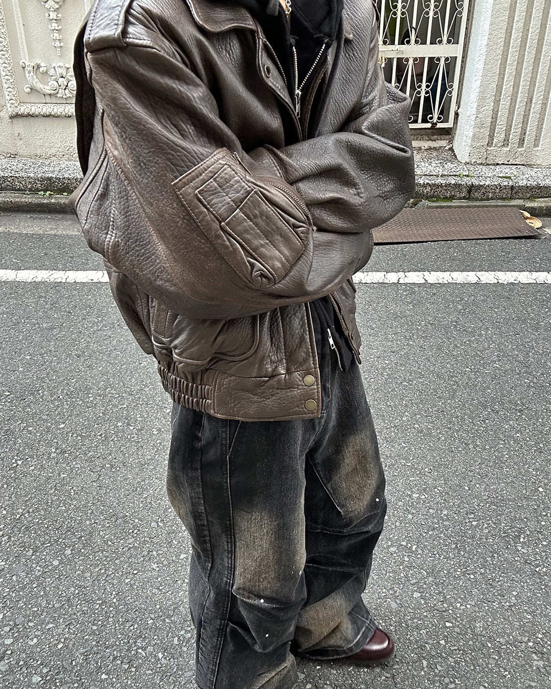 ダーティビッグシルエットデニムパンツ
SK0365