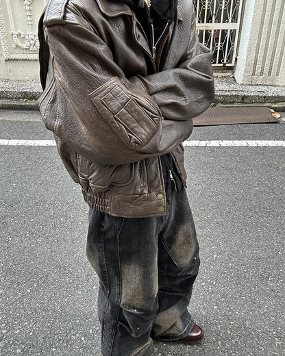 ダーティビッグシルエットデニムパンツ
SK0365