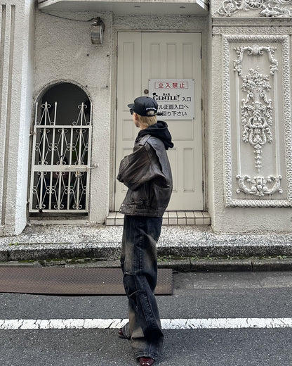 ダーティビッグシルエットデニムパンツ
SK0365