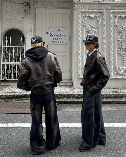 ダーティビッグシルエットデニムパンツ
SK0365