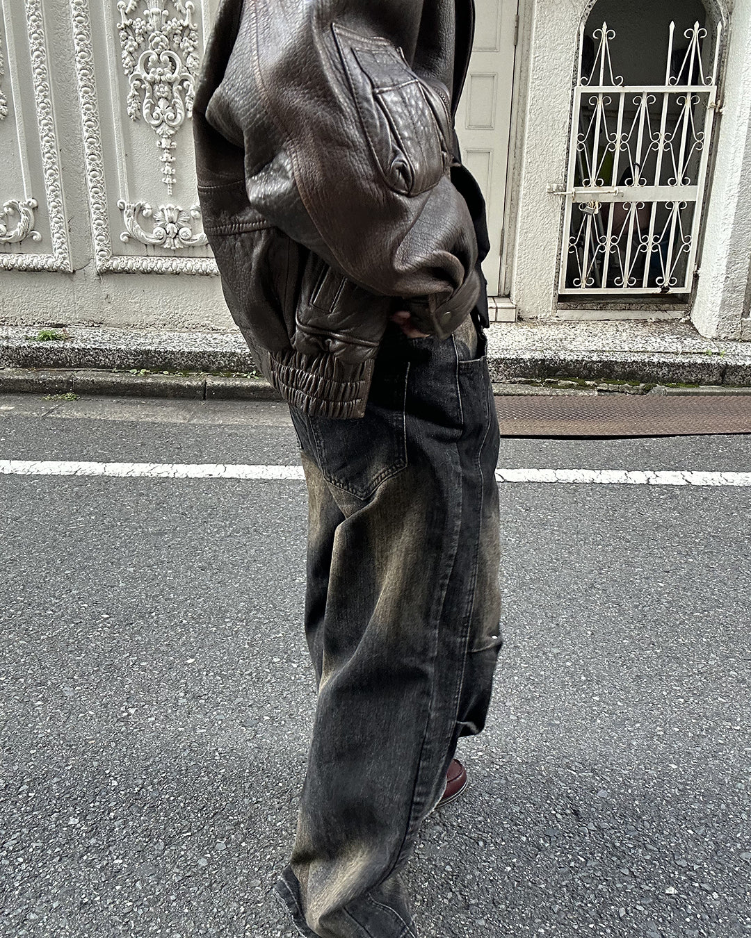 ダーティビッグシルエットデニムパンツ
SK0365