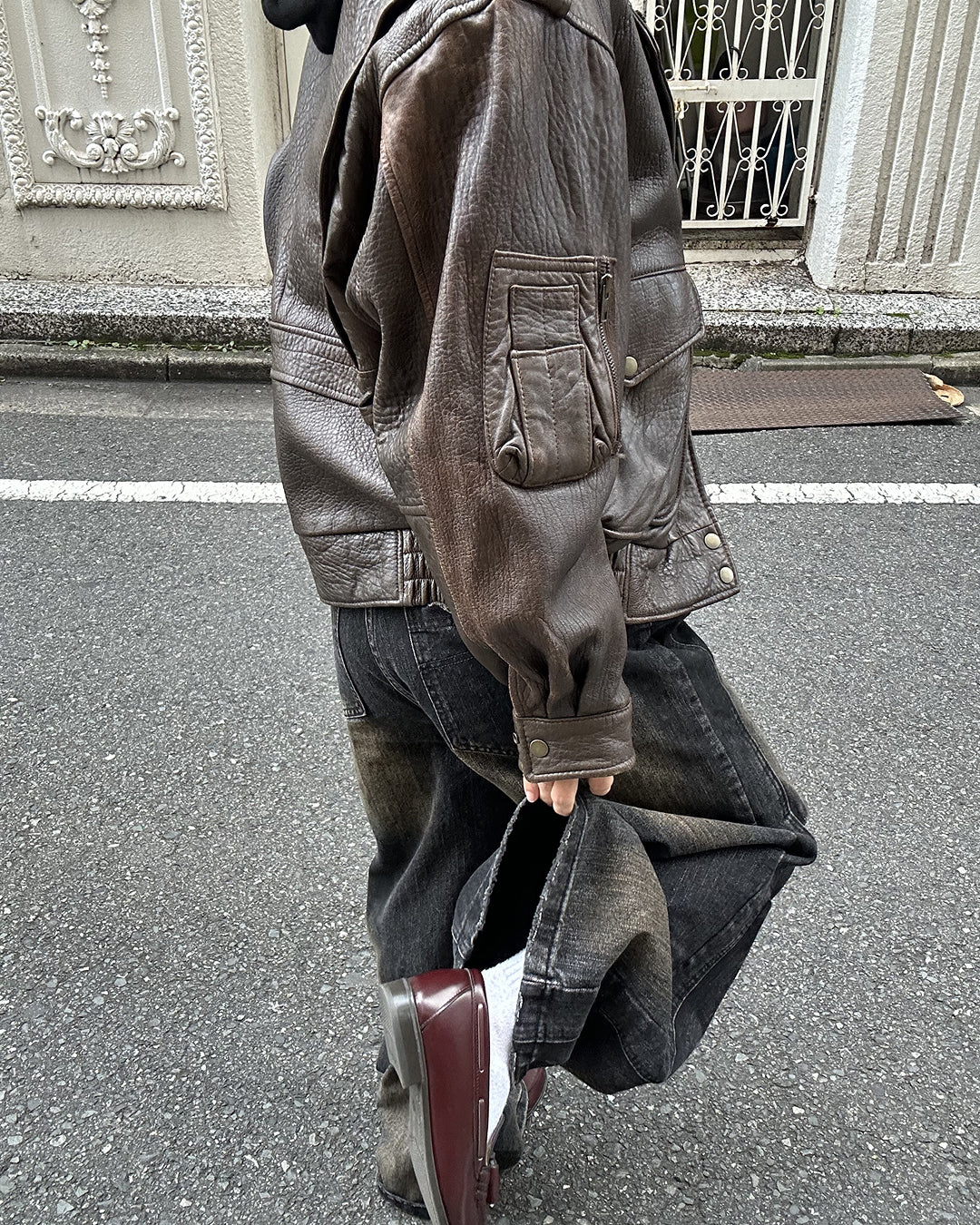 ダーティビッグシルエットデニムパンツ
SK0365