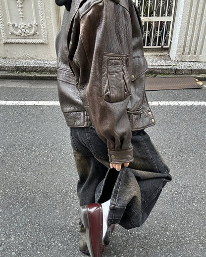 ダーティビッグシルエットデニムパンツ
SK0365