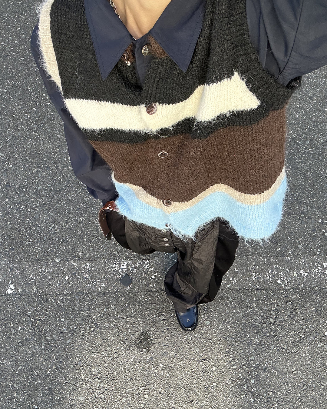 マルチカラーニットベスト
SK0372