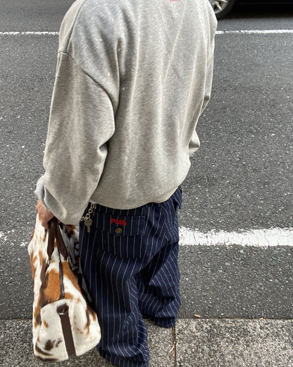 ショルダー付きカウ柄ファーボストンバッグ
SK0354