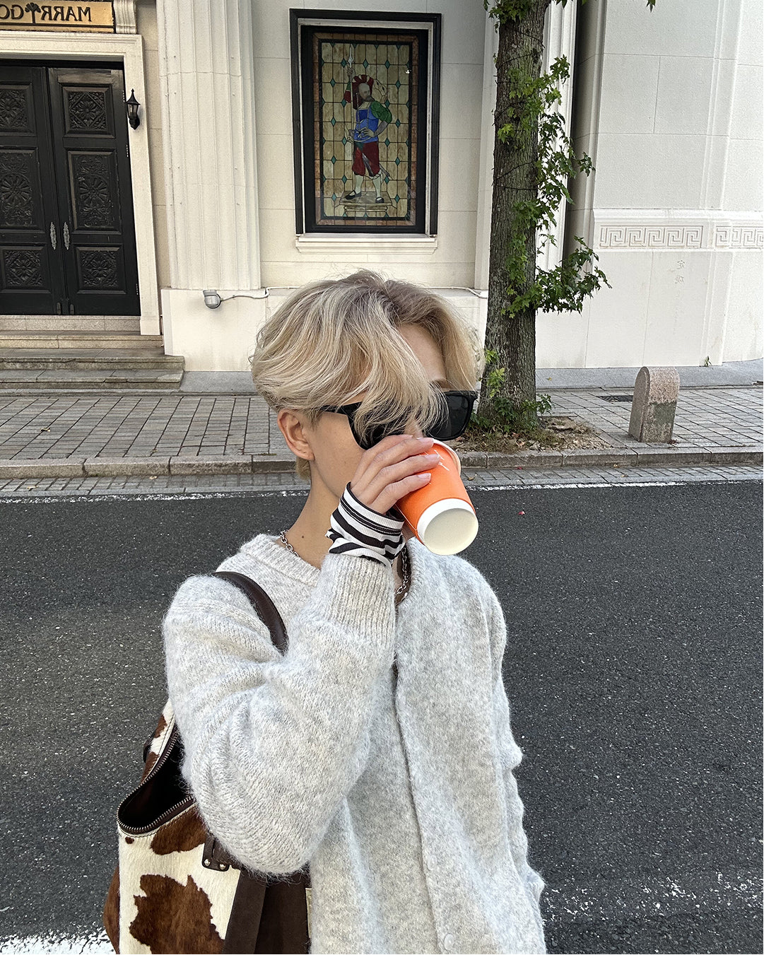 シャギーニットカーディガン
SK0376