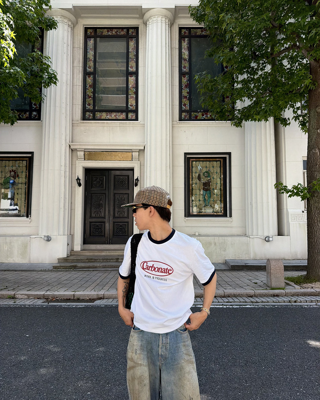 プリントロゴリンガーTシャツ SK0465