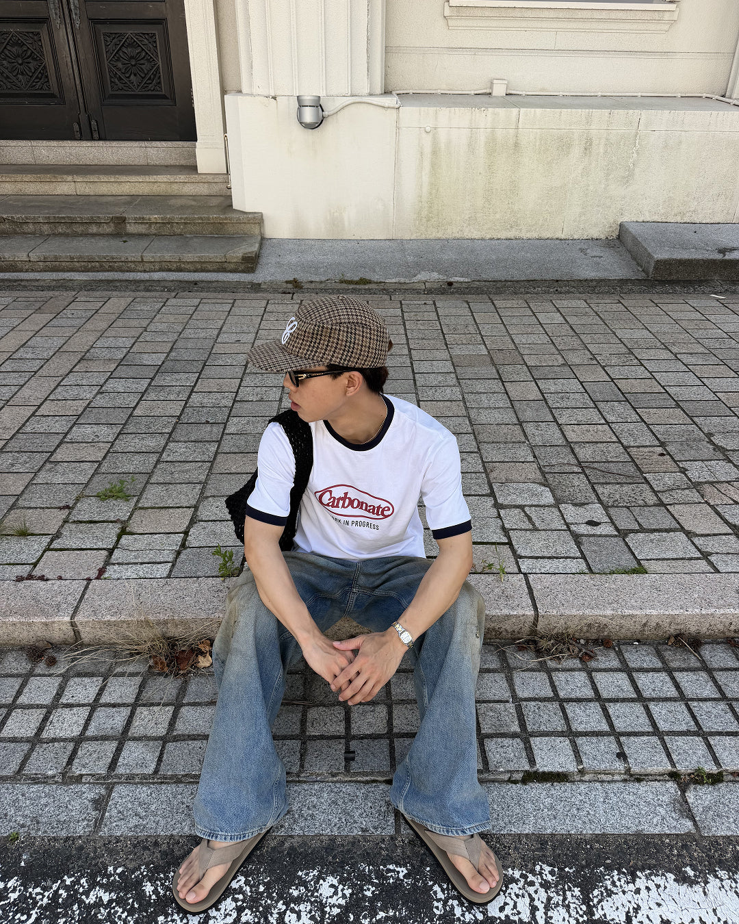 プリントロゴリンガーTシャツ SK0465