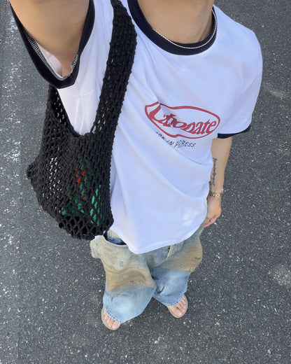 プリントロゴリンガーTシャツ SK0465