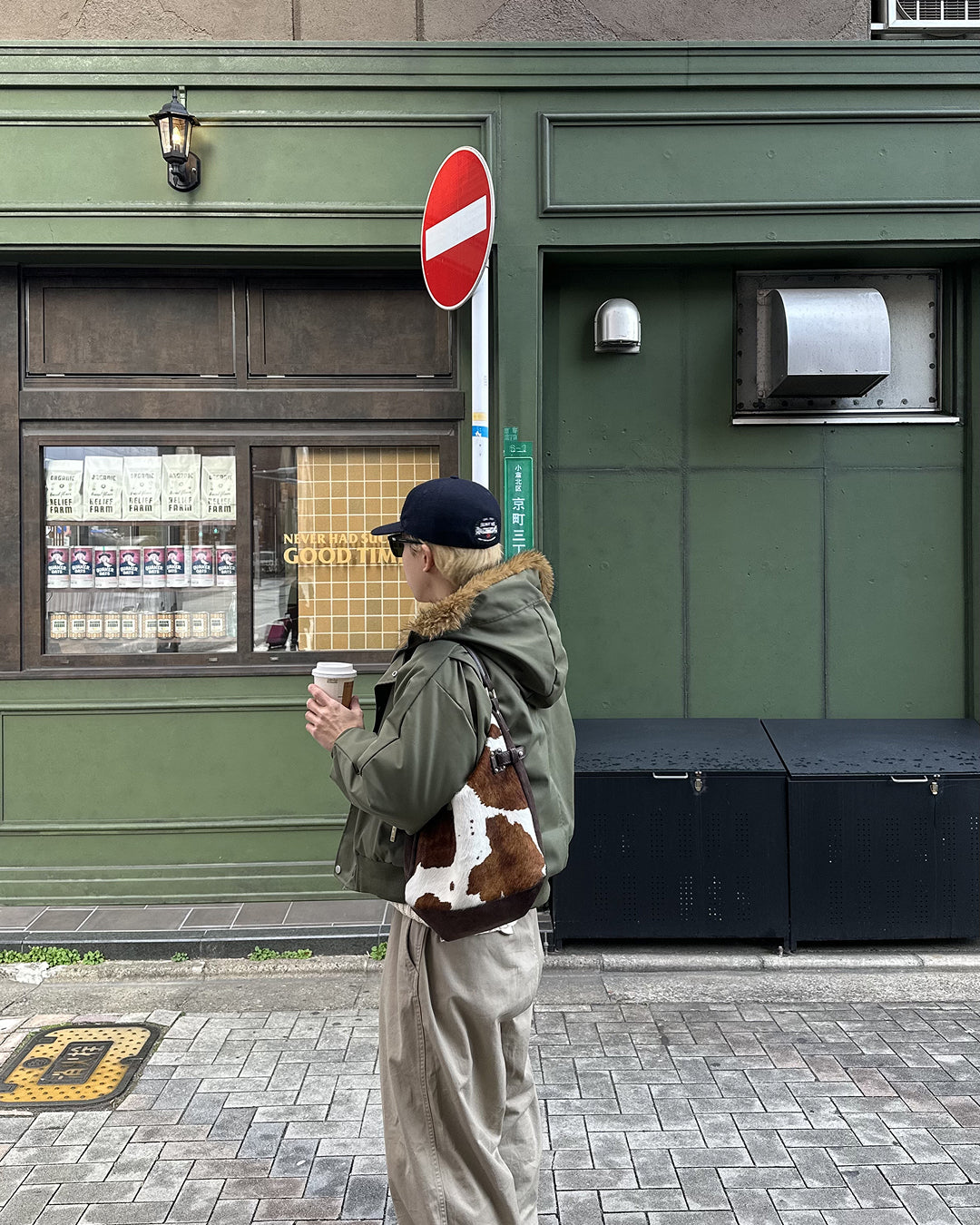 ファーフードミリタリーダウンジャケット SK1005