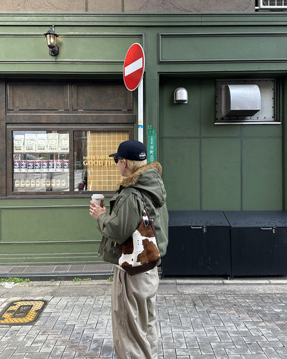 ファーフードミリタリーダウンジャケット SK1005