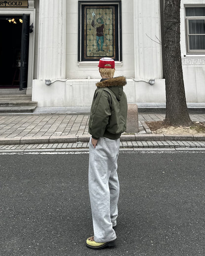 ファーフードミリタリーダウンジャケット SK1005