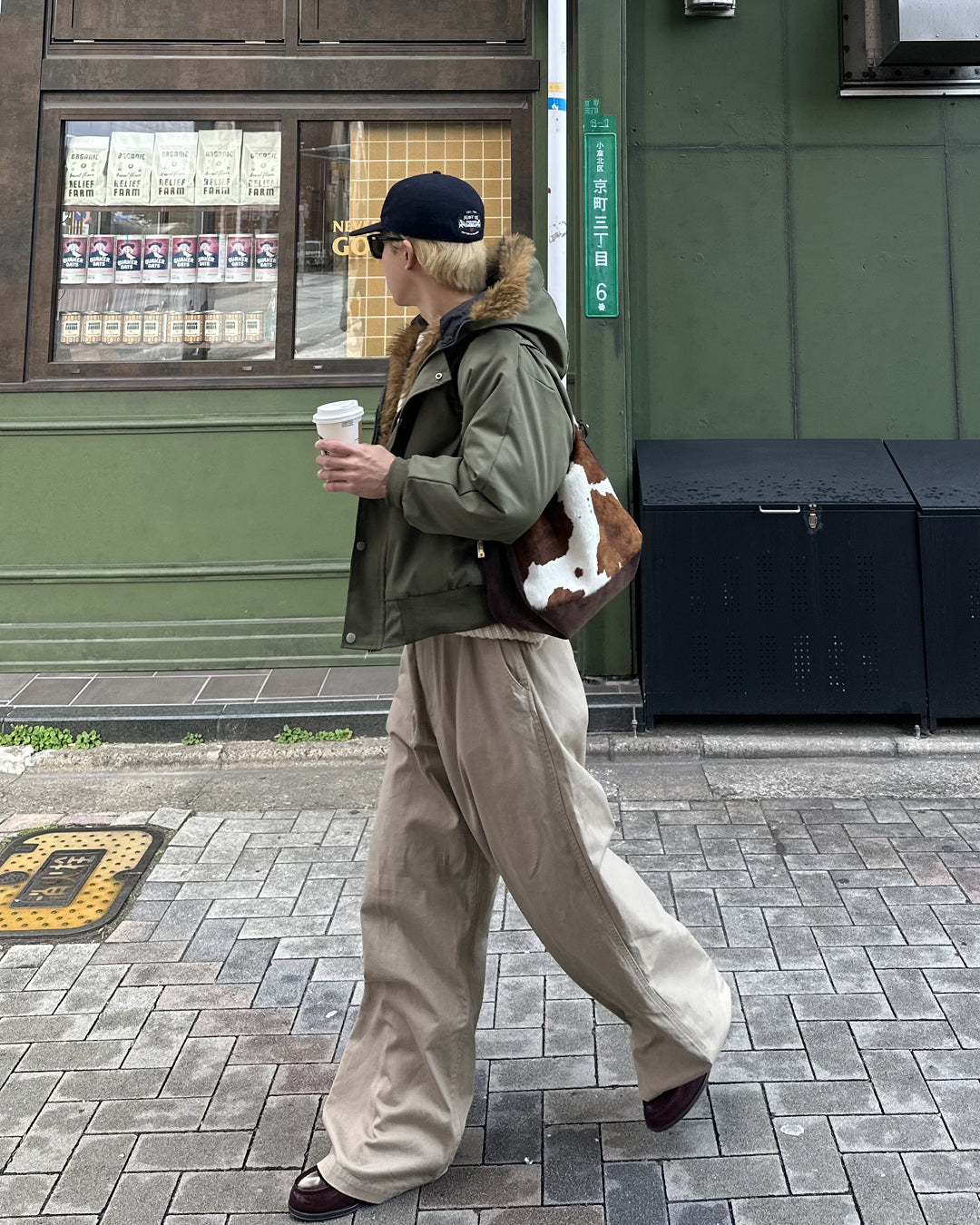 ファーフードミリタリーダウンジャケット SK1005