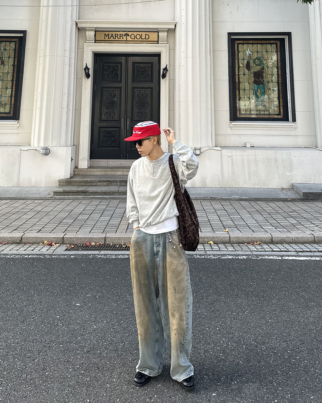 即納】レオパード柄ワンショルダーカレッジバッグSK5001 – YOLO（ヨロ