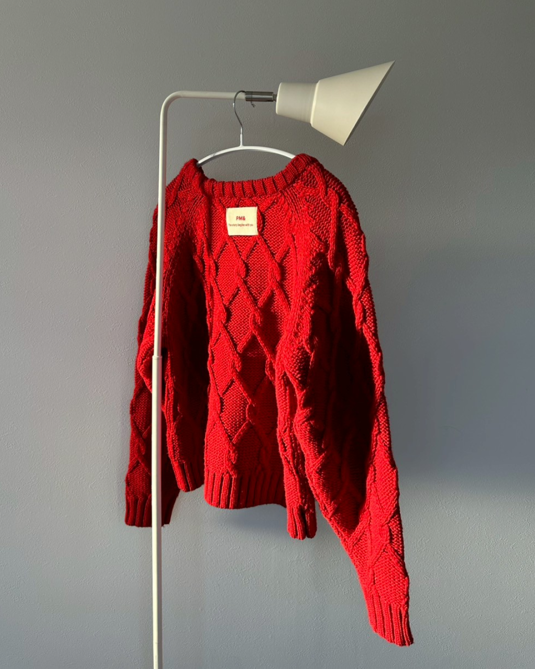 【11/25 19:00販売開始 オリジナル 即納】クロップドフィッシャーマンセーター SK6000