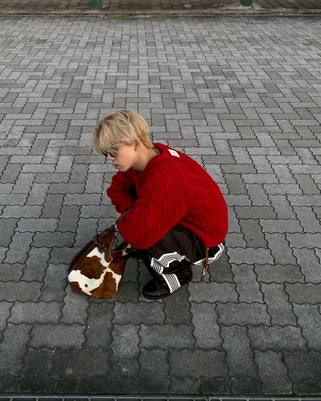 【11/25 19:00販売開始 オリジナル 即納】クロップドフィッシャーマンセーター SK6000