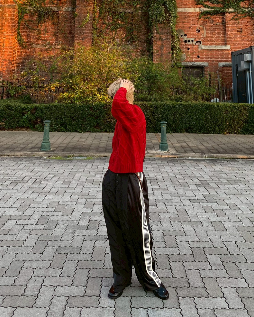 【11/25 19:00販売開始 オリジナル 即納】クロップドフィッシャーマンセーター SK6000