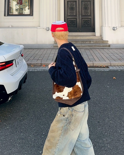 【11/25 19:00販売開始 オリジナル 即納】クロップドフィッシャーマンセーター SK6000