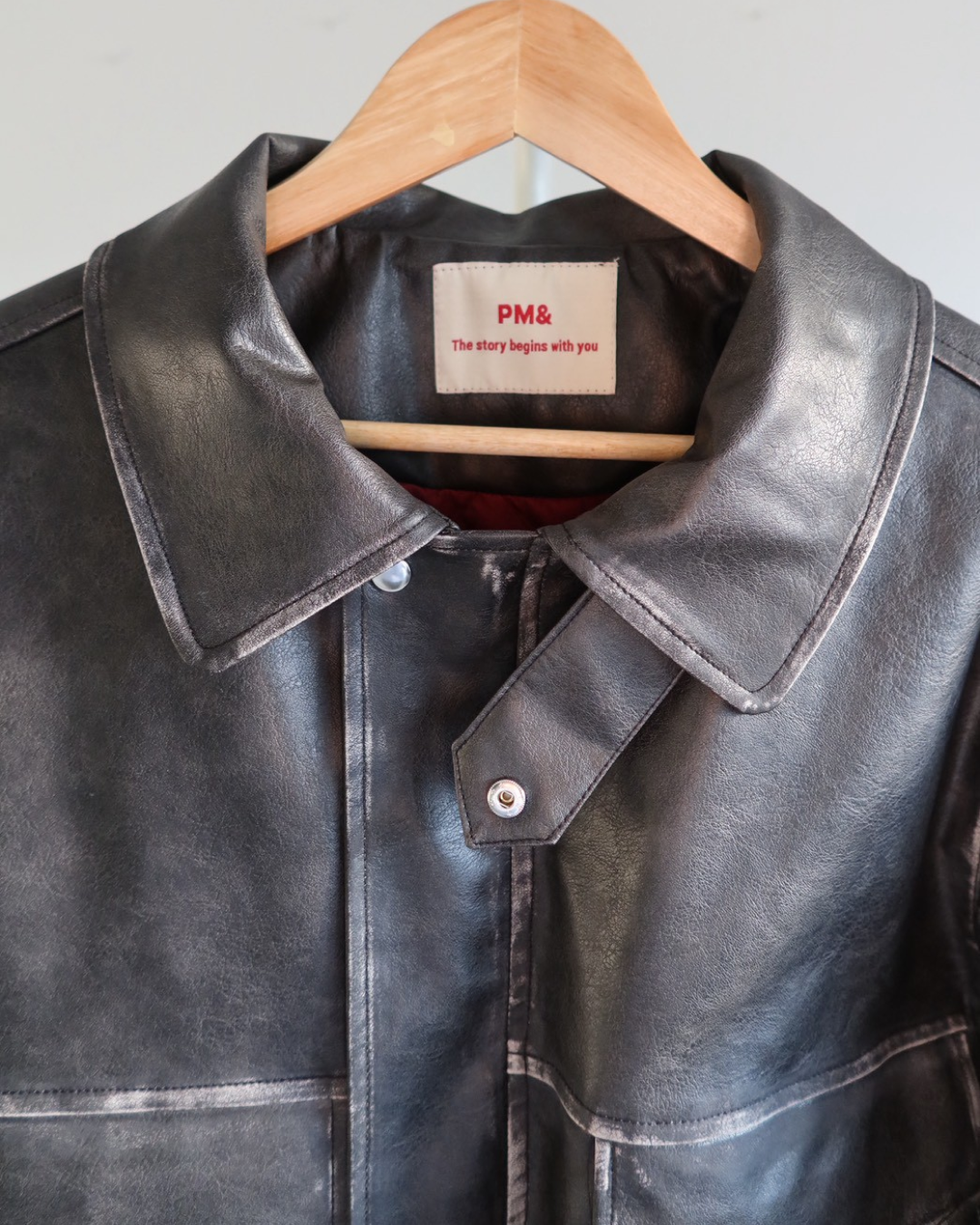 【11/25 19:00販売開始 オリジナル 即納】PUレザーA2フライトジャケット SK6002