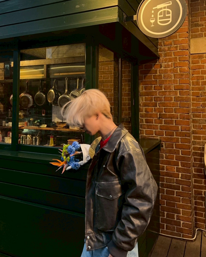 【オリジナル 即納】PUレザーA2フライトジャケット SK6002