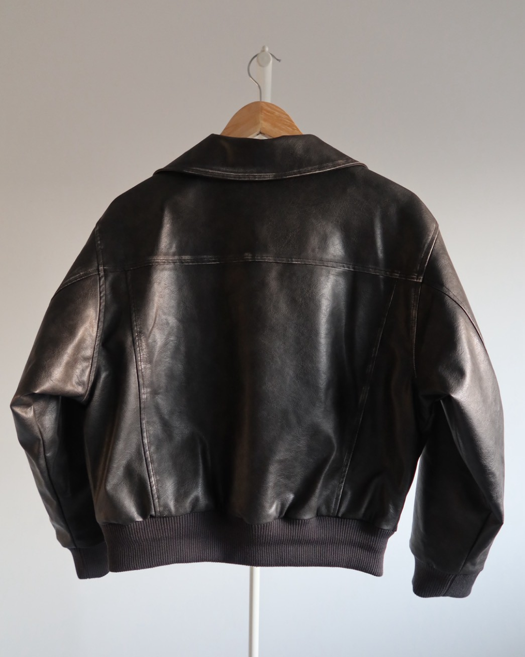 【11/25 19:00販売開始 オリジナル 即納】PUレザーA2フライトジャケット SK6002