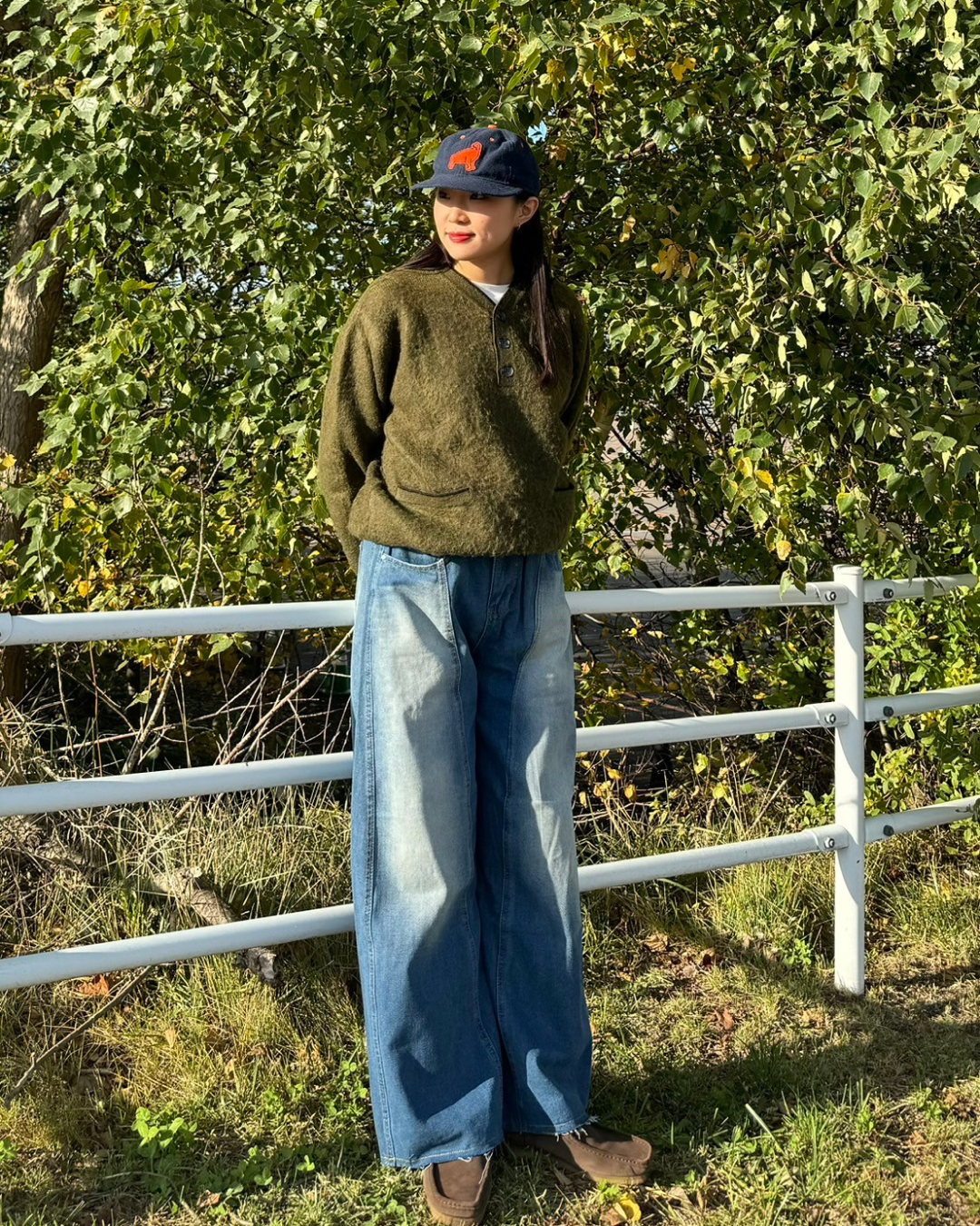 ワイドバギーデニムパンツ　SM0079