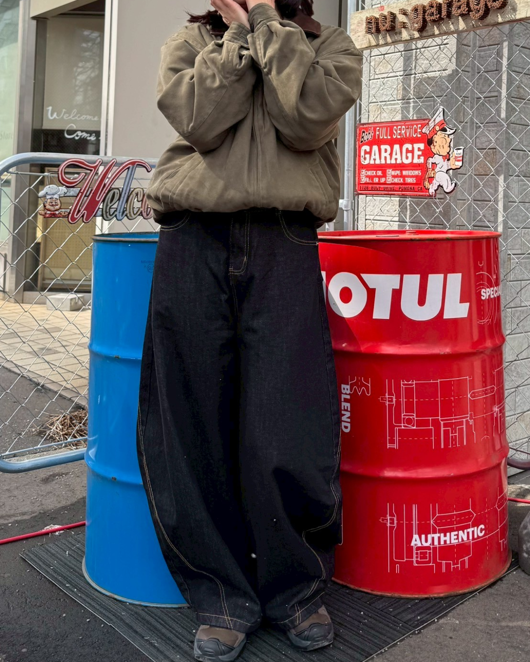 A16236 美品 DEVOA バルーンパンツ 3 バルーンラインデニムパンツ A16236 美品 DEVOA バルーンパンツ 3 バルーンラインデニムパンツ