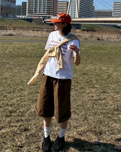 【即納】テキストプリントTシャツ SM0223
