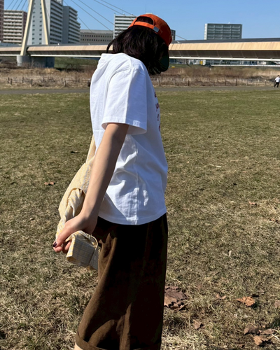 【即納】テキストプリントTシャツ SM0223