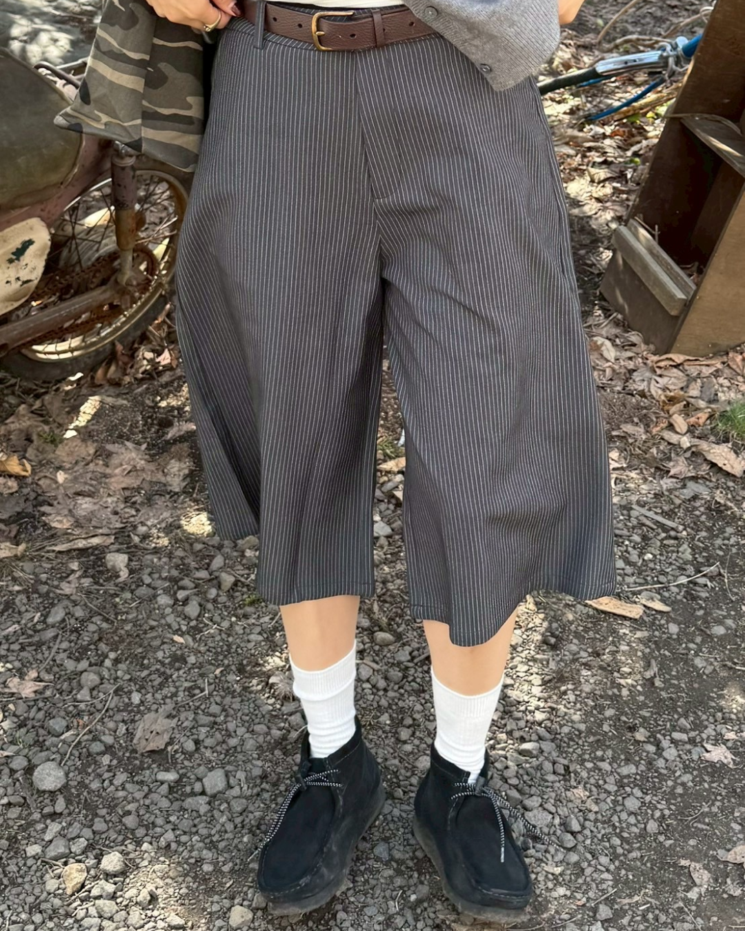 ストライプハーフパンツ SM0229