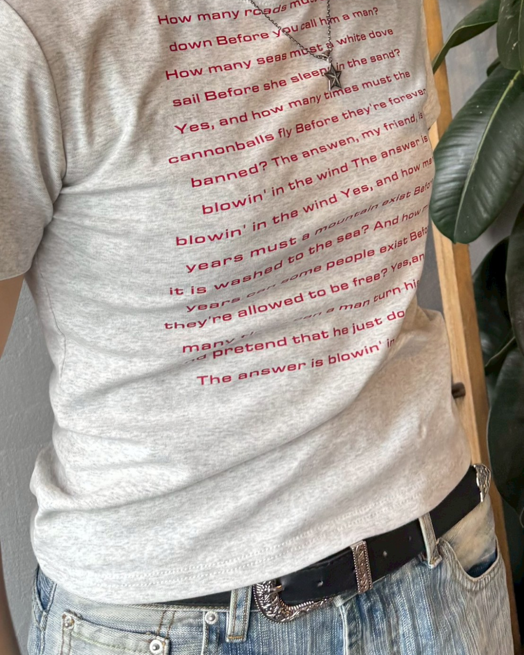 ライトレタリングミニTシャツ SM1023