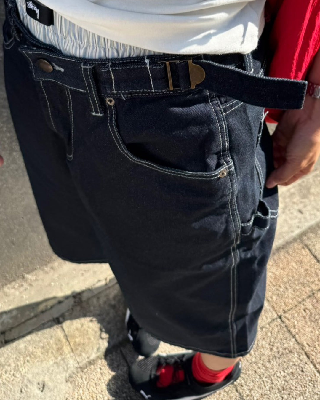 ワンポイントハーフデニムパンツ
SM1039