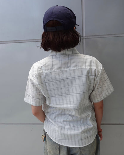 ハーフスリーブチェックシャツ
SM1056