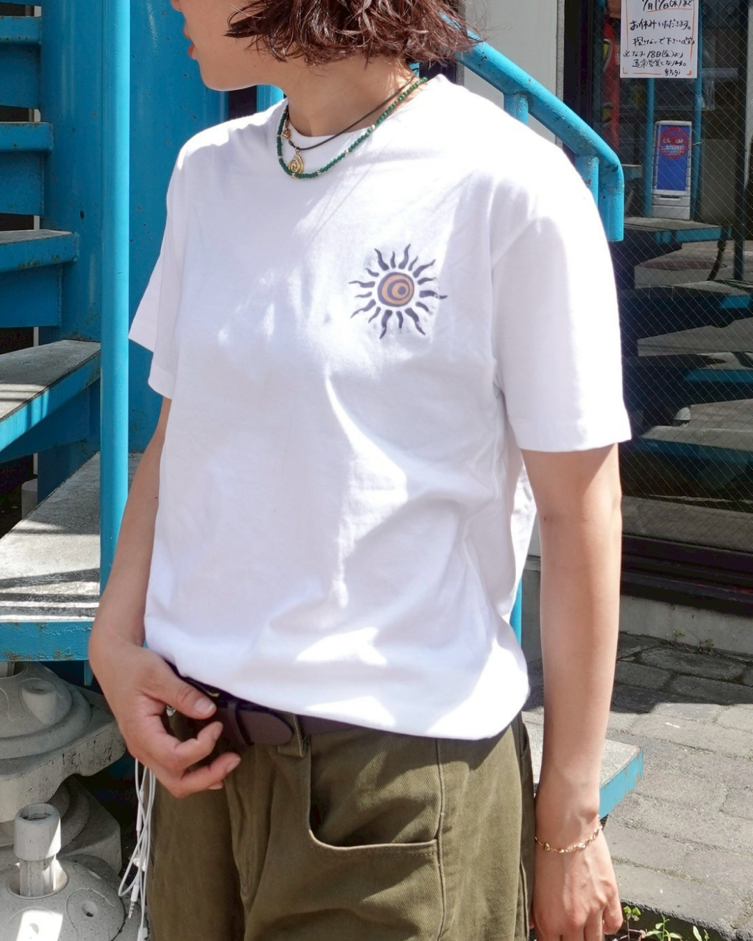 サンライトプリントTシャツ SM1091