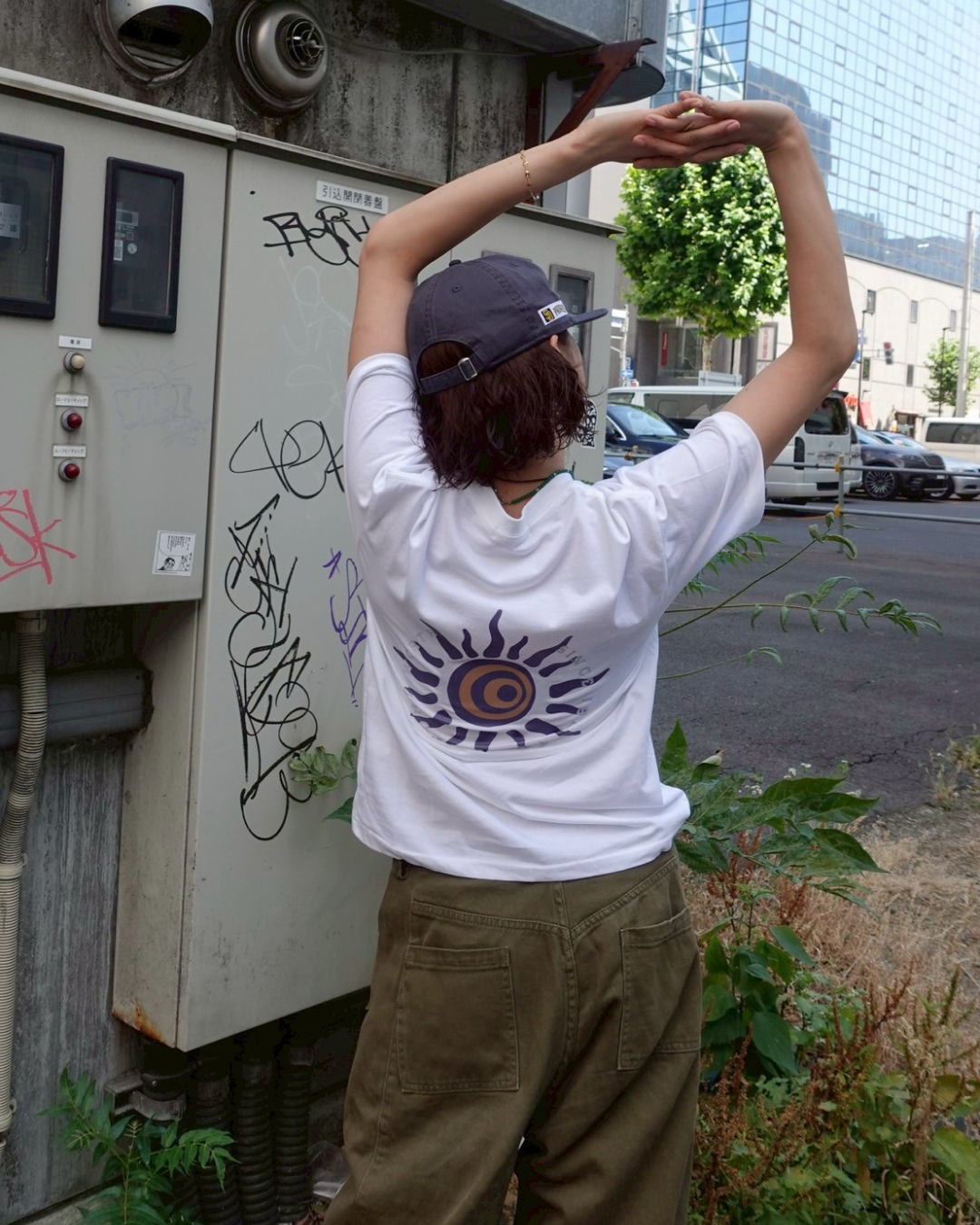 サンライトプリントTシャツ SM1091