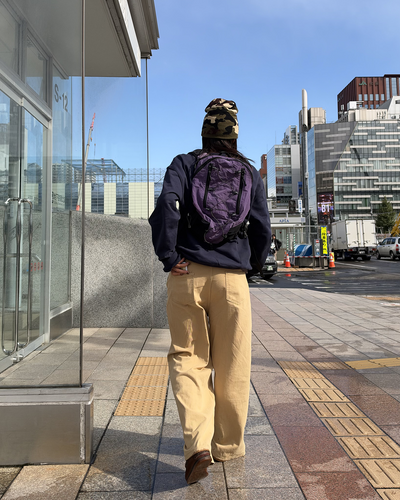 ベージュハイウエストワイドパンツ SM2000