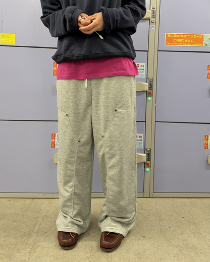 ワイドレッグリベットスウェットパンツ SM2007