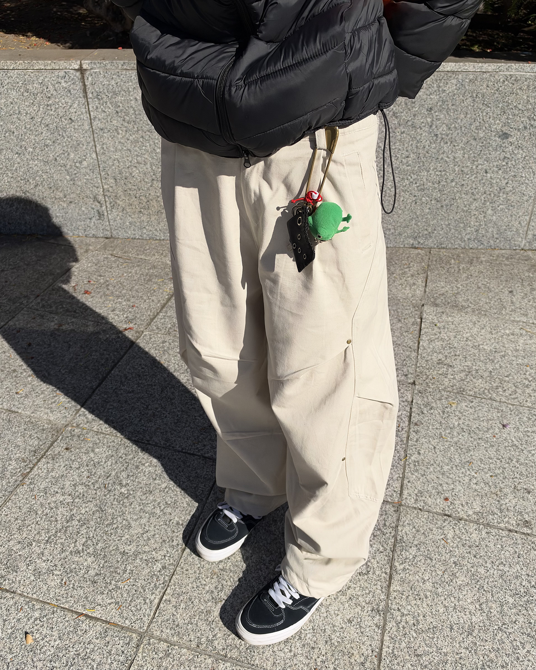 タックデザインワイドイージーパンツ SM2106