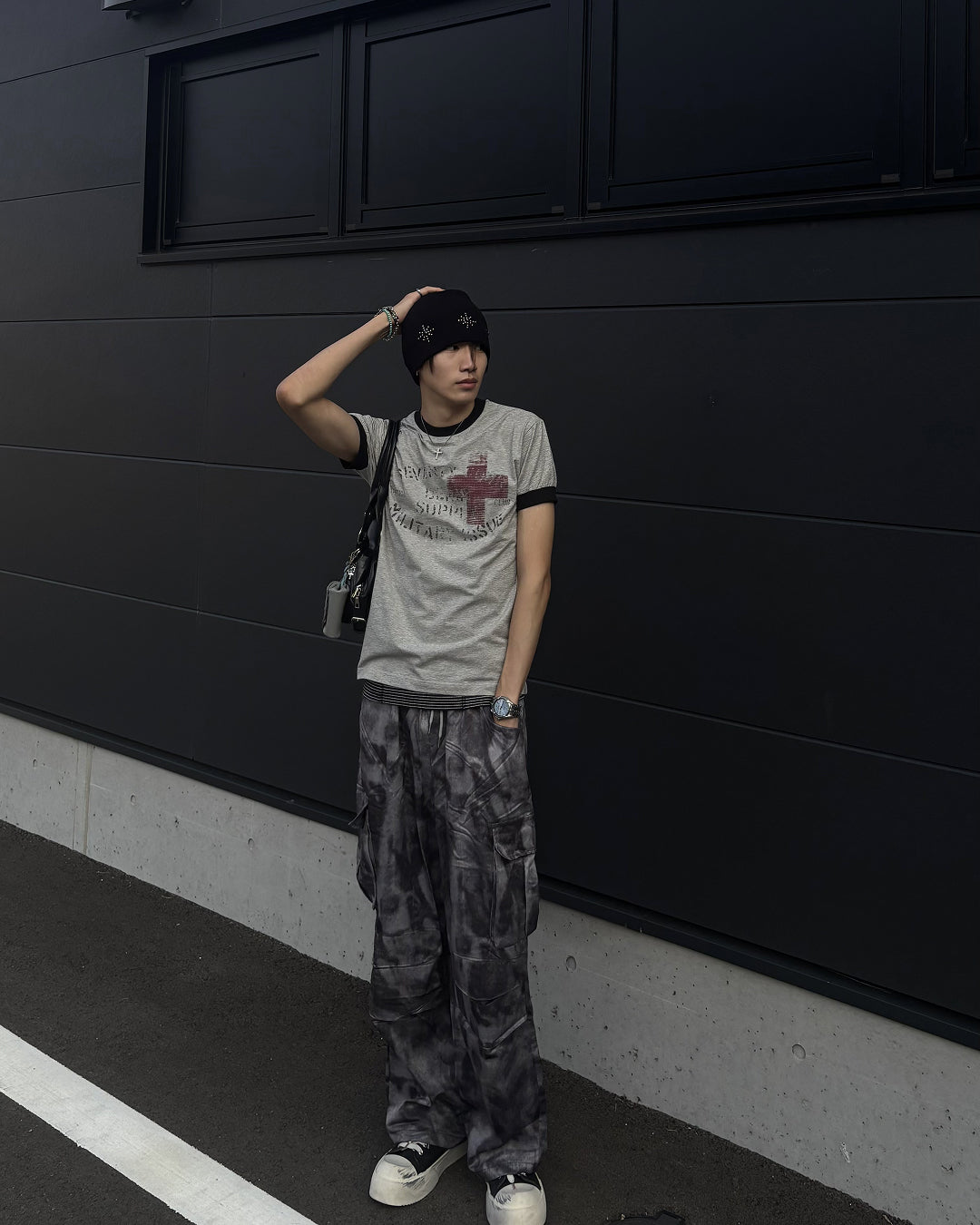 ルーズストレートカーゴパンツ HS0269