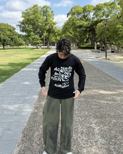 ストリートレトロプリント長袖T SP0075