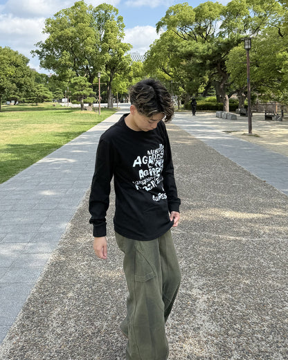 ストリートレトロプリント長袖T SP0075