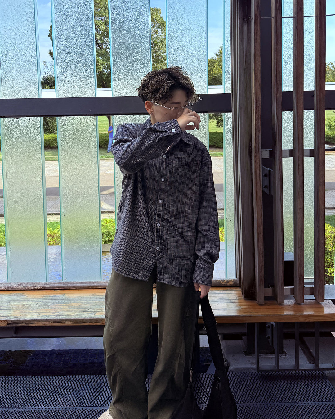 レトロカジュアルシャツ SP0076