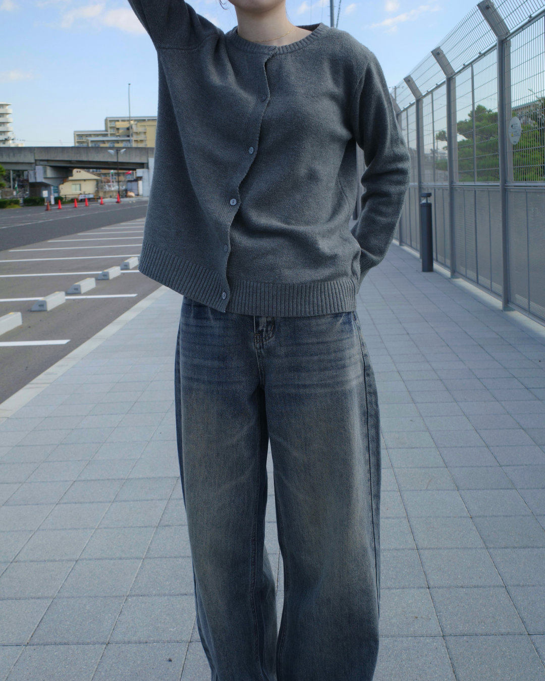 ウールニットカーディガン SR0009