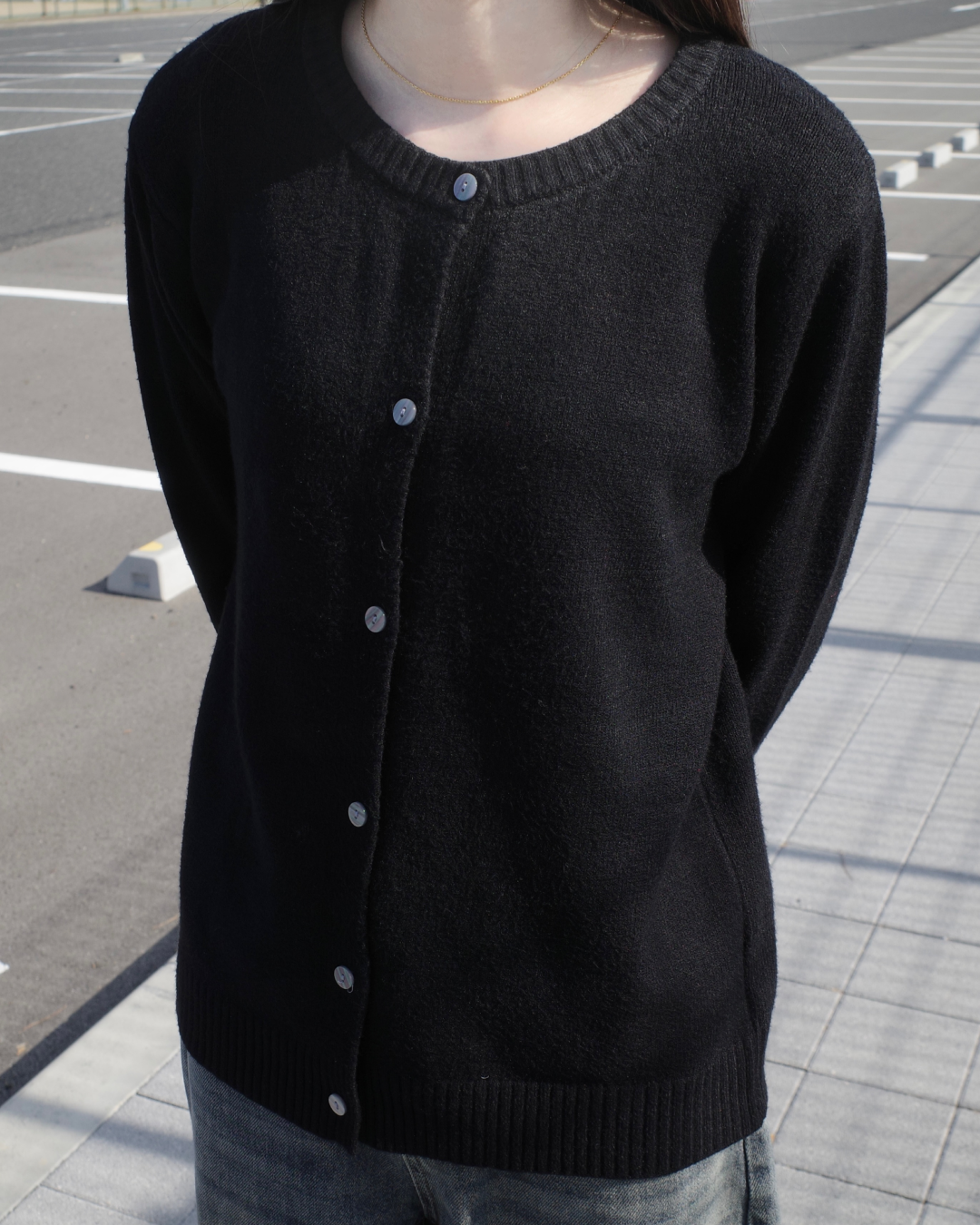 ウールニットカーディガン SR0009
